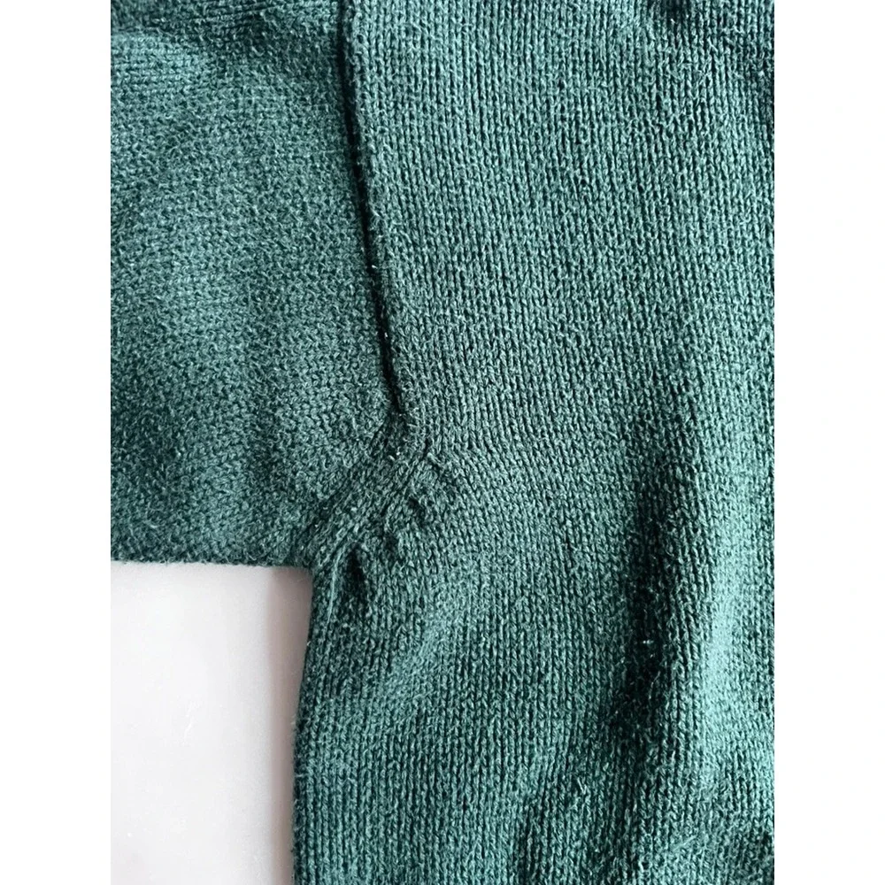 Gymboree Vintage Cotton V-Neck Sweater Green Preppy Classic Boys size XL